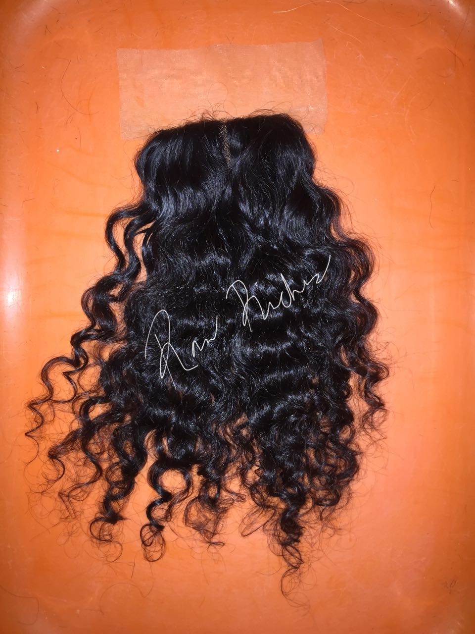 5"X5" Raw Indian HD Transparent Curly Lace Closure image 0