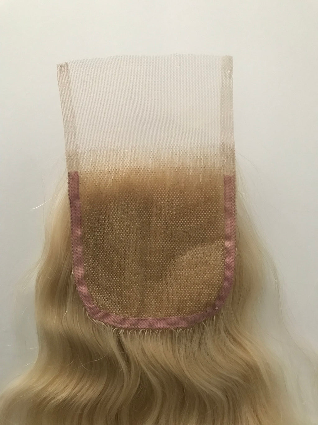 5"x5" Pure Blonde Raw Indian Wavy Lace Closure image 1