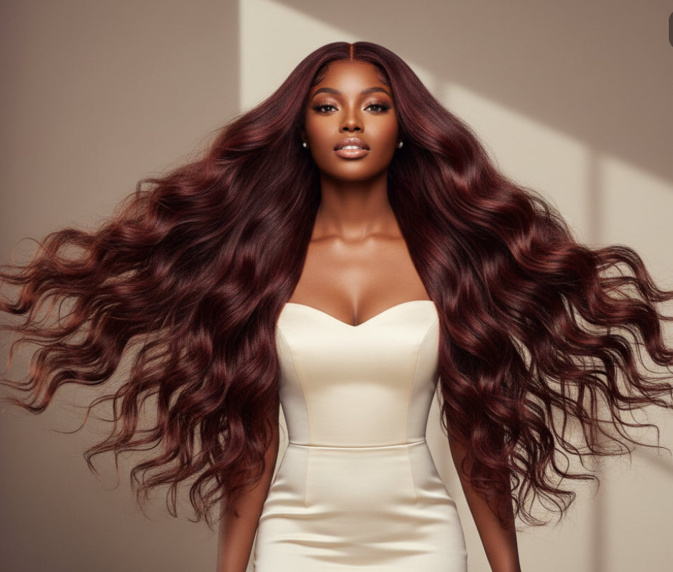 13"x4” Raw Indian HD Transparent Wavy Lace Frontal