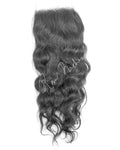 5"X5" Raw Indian  HD Transparent Wavy Lace Closure image 0
